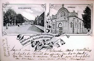 France, Synagogue in Puttelange France, Synagogue in Puttelange